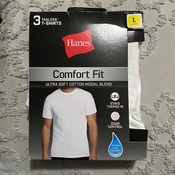 Hanes Other - Hanes Men's white t-shirt (3pk)